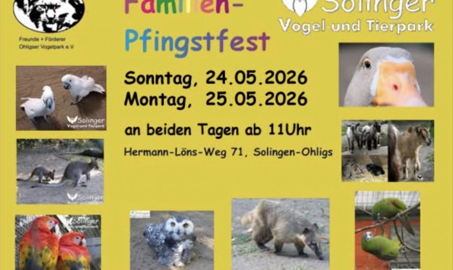 24.05. und 25.05.2026 Großes Familien-Pfingsfest
